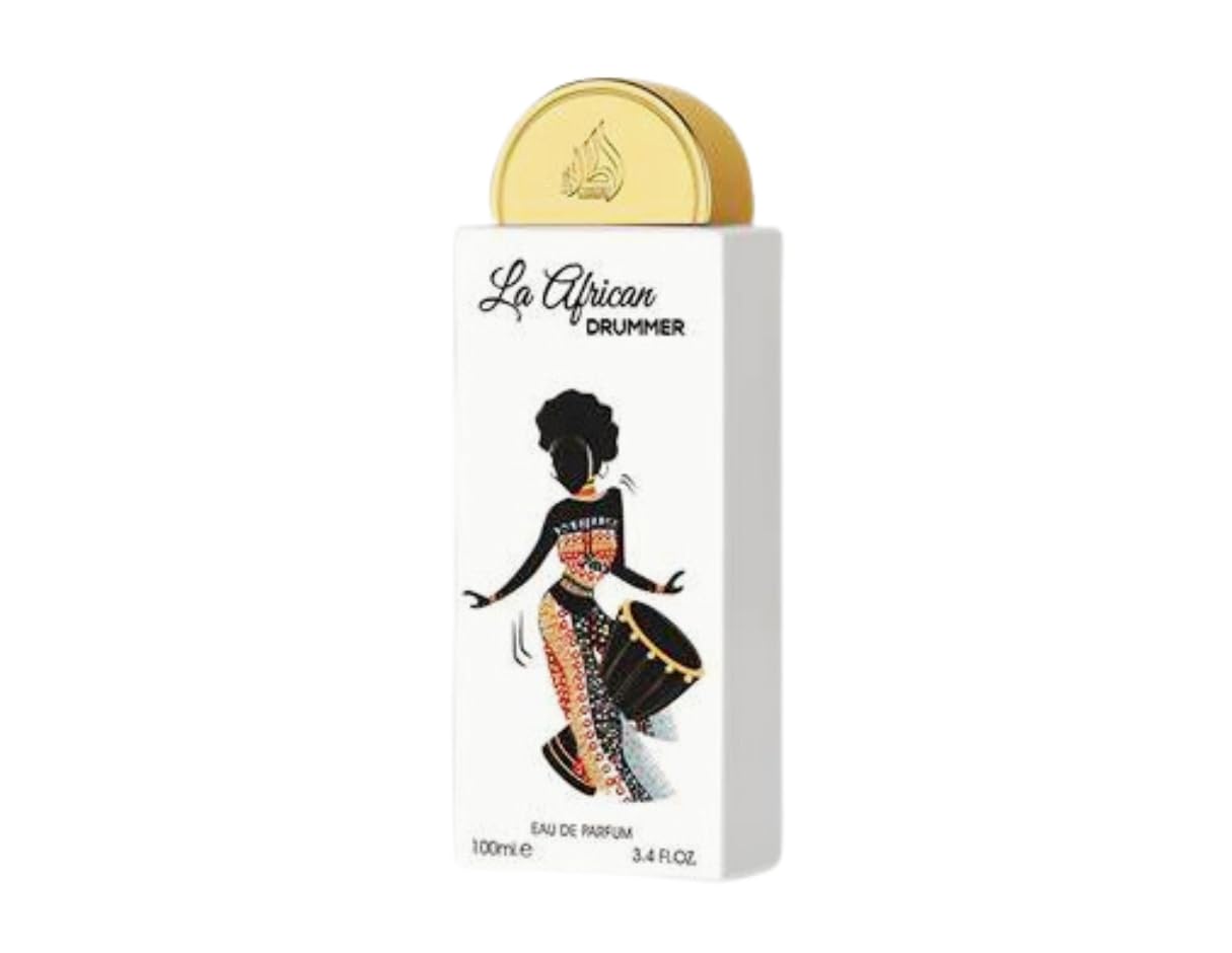 LATTAFA Pride La African Drummer Eau de Parfum Spray for Women, 3.4 Ounce